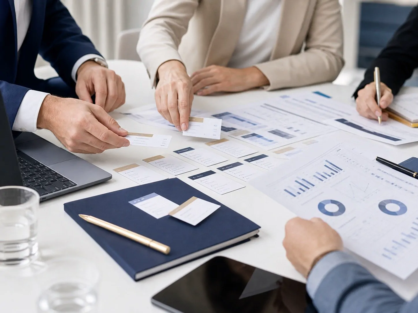 Detail eines operativen Performance Boards